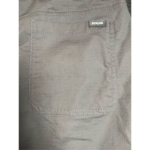 prAna Mens Gray Standard Fit Cargo Shorts Size 35/10 - Picture 10 of 13